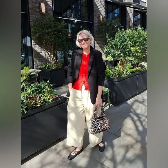 Damson Madder Aggie Knitted Tank in Red UK 10 / US 6 - Picture 15 of 15